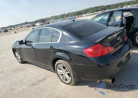 2010 Infiniti G37 from USA, damaged, VIN JN1CV6AR1AM251153